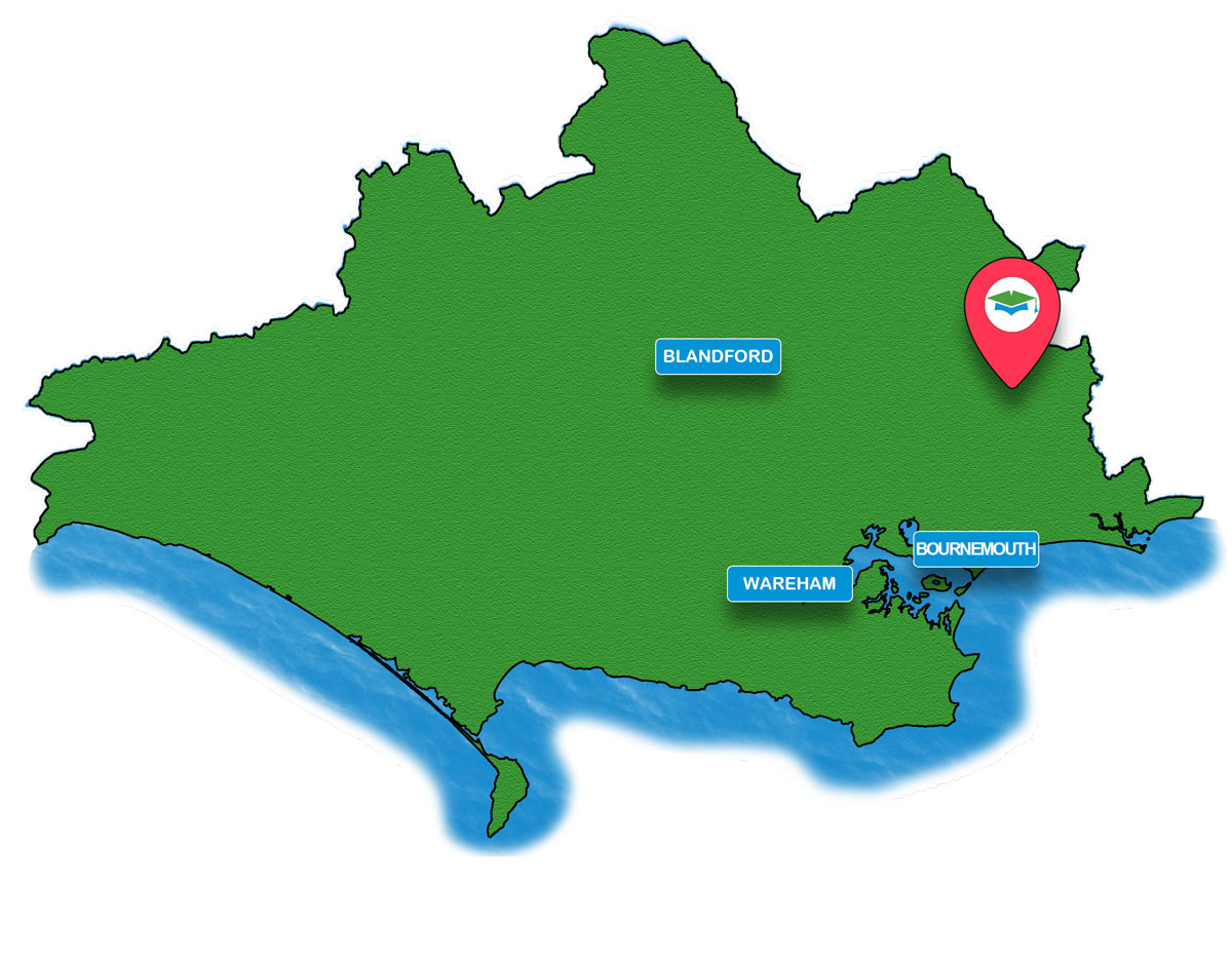 School trip Isle of Wight location map for Go Ape